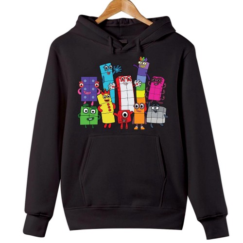 Number Blocks Maths Hoodie, Kids & Adults School Dress Up Jumper, World Book Day Shirt Alternative, National Numeracy Day Gift Costume