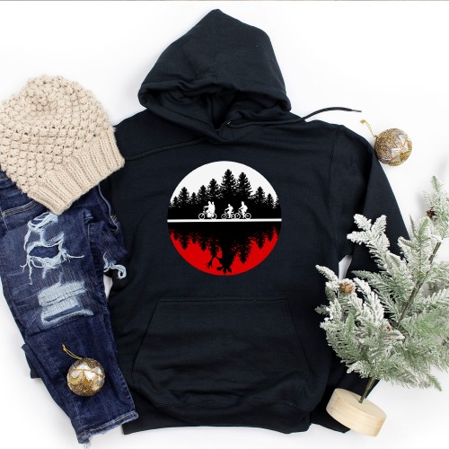 Friends Don't Lie Christmas Hoodie, Stranger Things Jacket, Upside Down Xmas Merch, Hawkins High School Sweater, TV Series Holiday Jumper