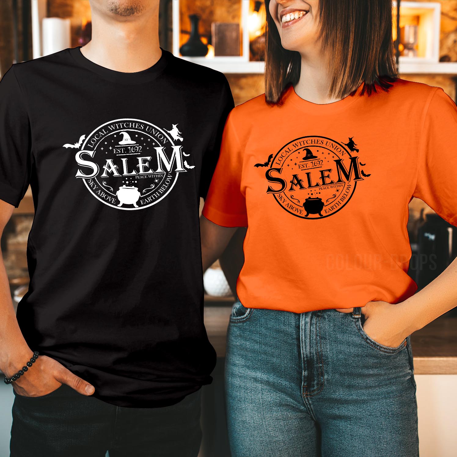 Salem Local Witches Union Hocus Pocus Halloween T-Shirt Magical Sanderson Sisters Halloween Celebrations Witchy Gatherings Classic Hocus Pocus Movie Costume T Shirt