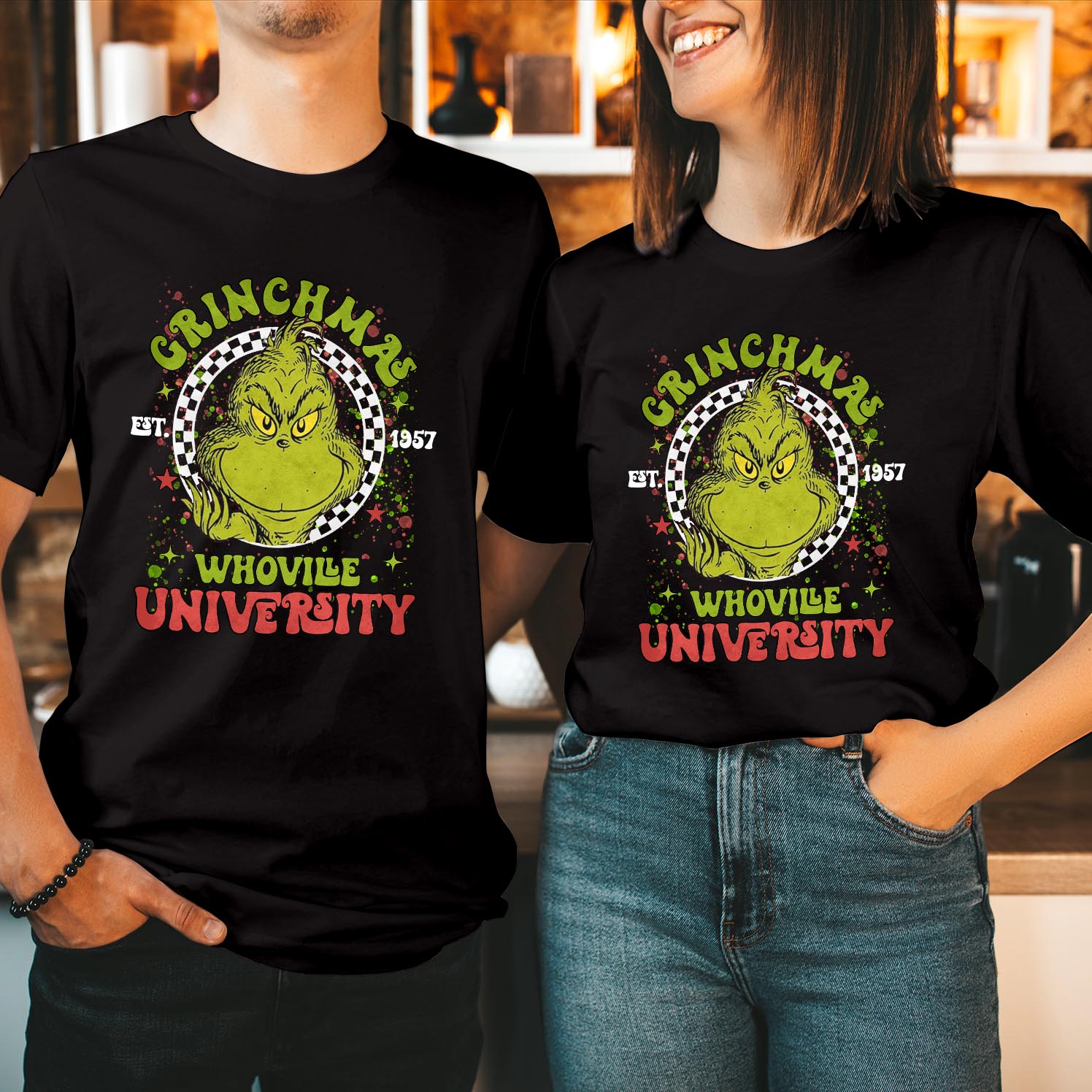 Grinchmas Whoville University Christmas T-Shirt