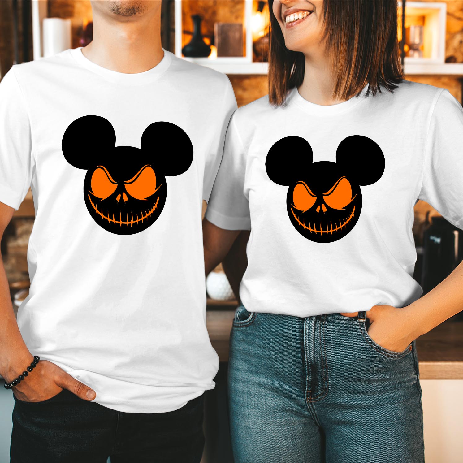 Disney Halloween T-Shirt Mickey Jack O Lantern Halloween Shirt for Kids & Adults Spooky and Fun Disney Halloween Tee Mickey Mouse Halloween Costume T Shirt