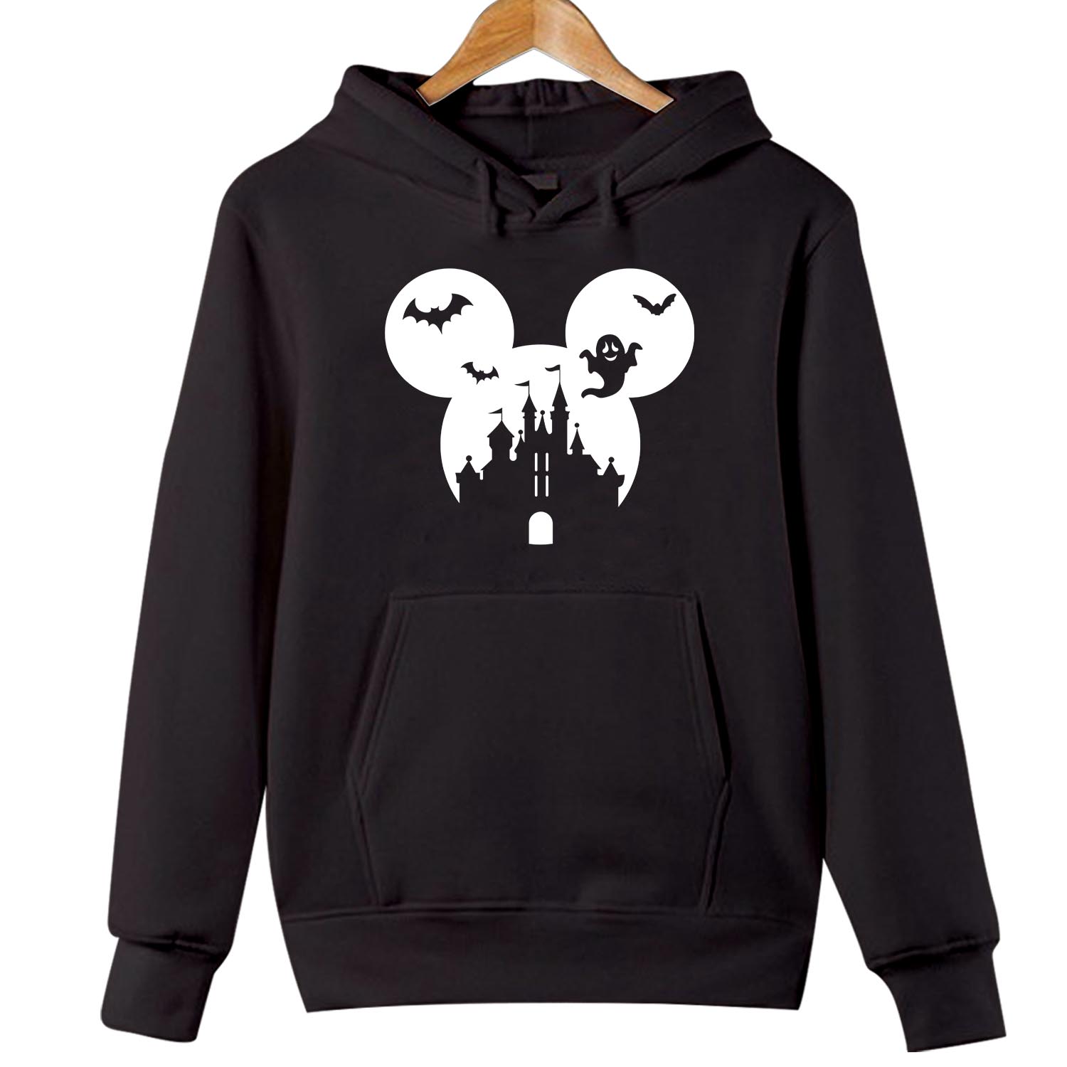 HOODIES (1725) Boo Mickey Halloween Castle