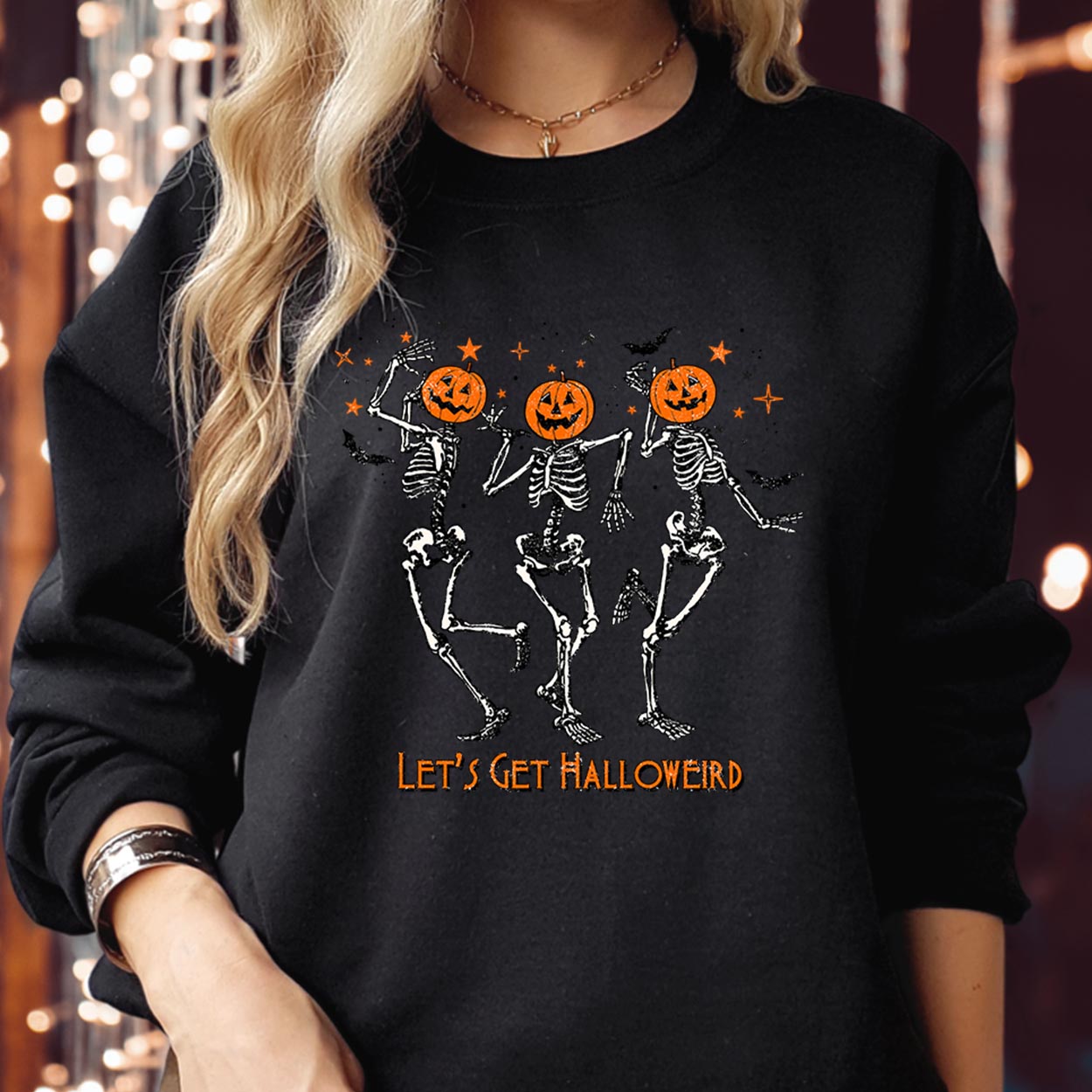 SWEATSHIRT (1848) Let's Get Halloween Pumpkins