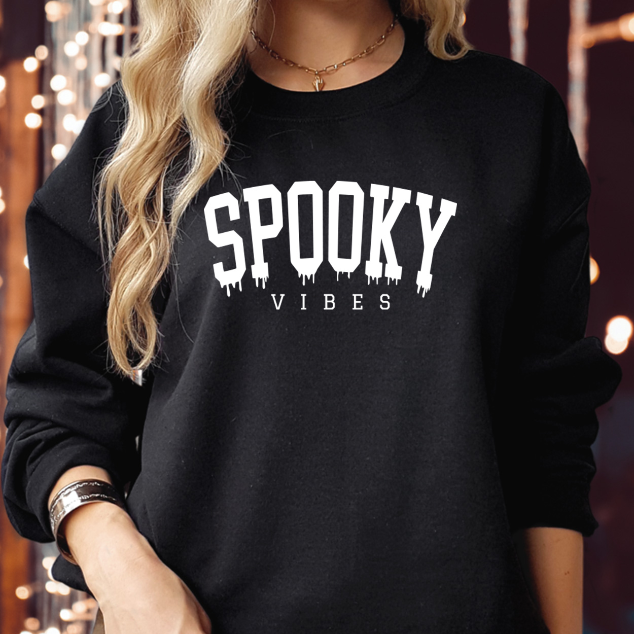 SWEATSHIRT (1831) Spooky Vibes Witch Magic