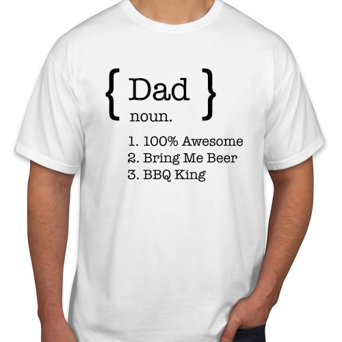 Personalised Name DAD Definition Father's Day T-Shirt Funny Father Day Present Dad Birthday Gifts For Fathers Men T Shirt