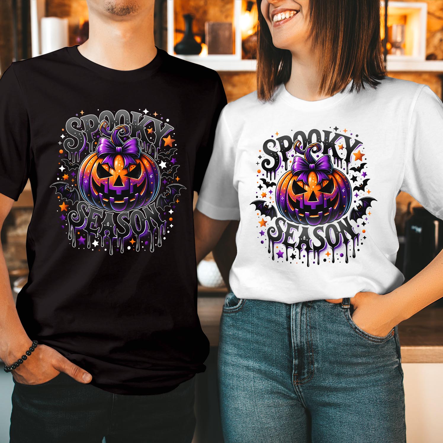 Spooky Season Halloween T-Shirt, Cute Ghost Shirt, Spooky Season Shirt, Halloween Shirt, Spooky Shirt Design, Funny Halloween, Coquette, Boo T Shirt