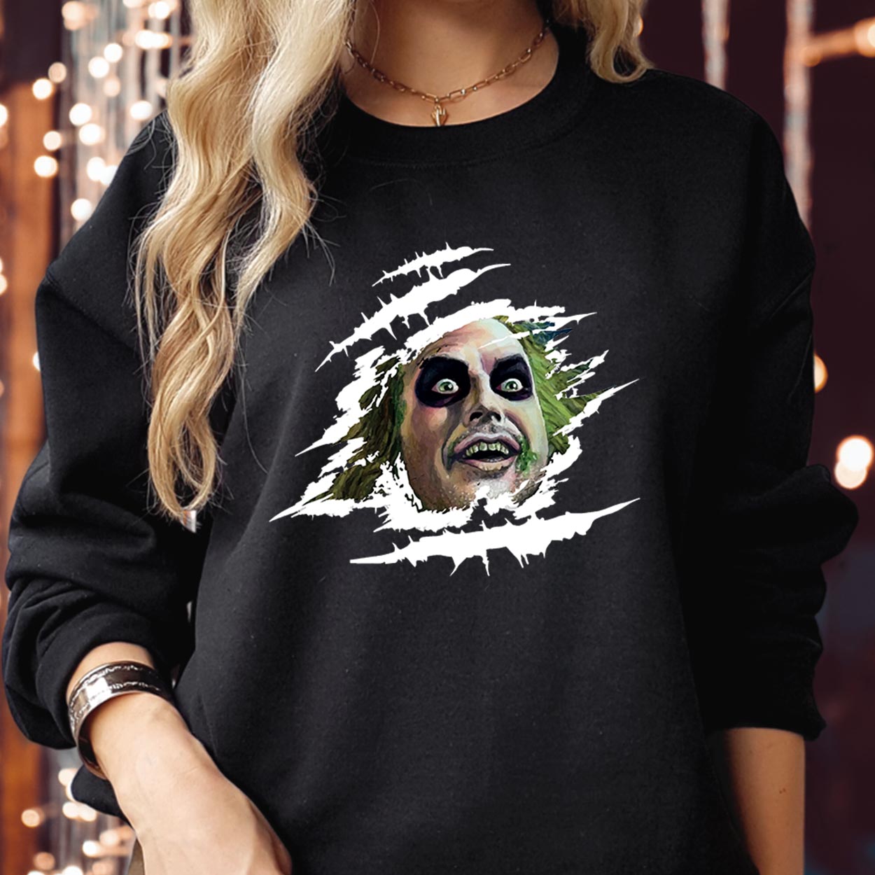 SWEATSHIRT (1755) Beetlejuice Ghost