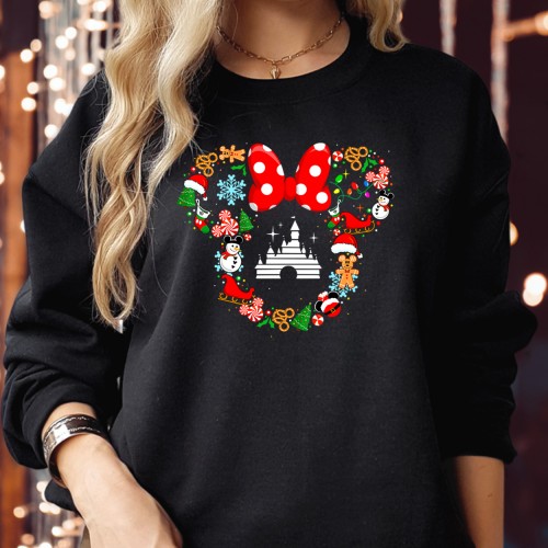 Disney Christmas 2025 Minnie Matching Family Sweatshirts | Disneyland Paris Xmas UK
