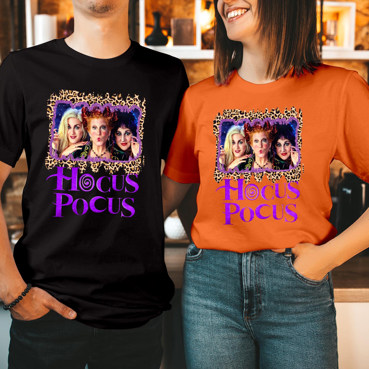 Sanderson Sisters Hocus Pocus Halloween T-Shirt It's Just A Bunch of Hocu Pocu Ladies Funny Movie Men Women Kids Unisex Gift T Shirt