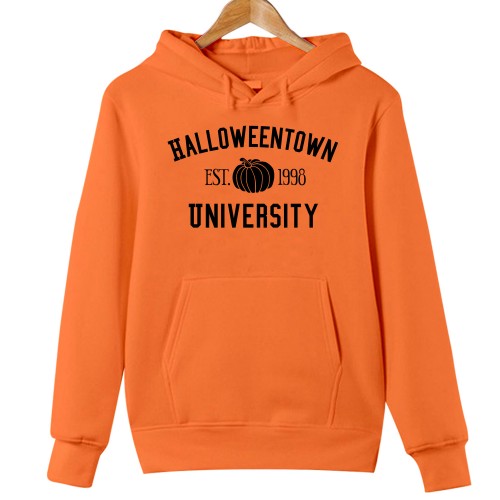 Halloweentown Pumpkin University Hoodie, Retro Spooky Established 1998 Jumper, Vintage Movie Nostalgia Pullover, Cozy Autumn Lounge Hooded Top