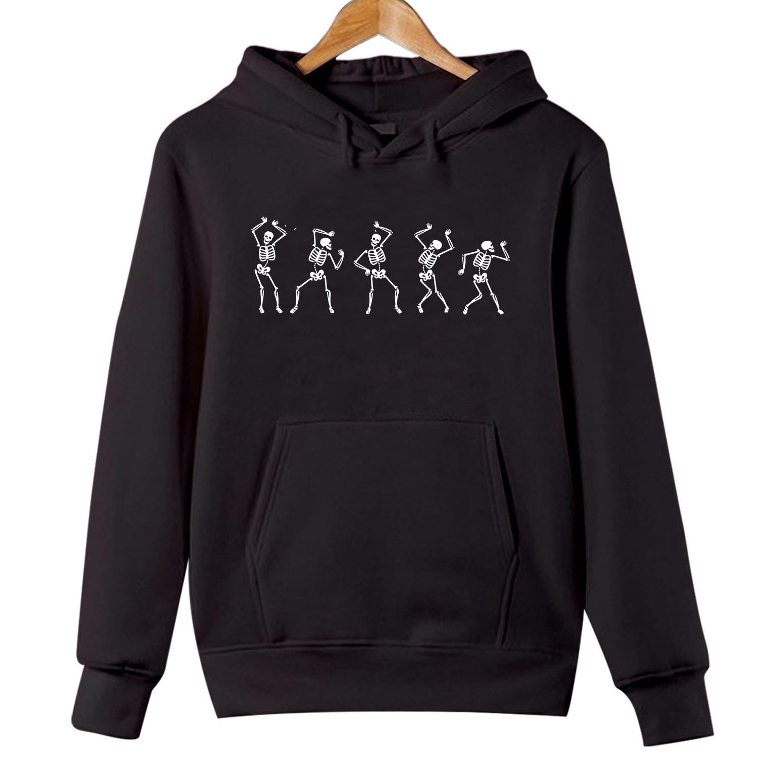 HOODIES (1794) Funny Dancing Skeleton