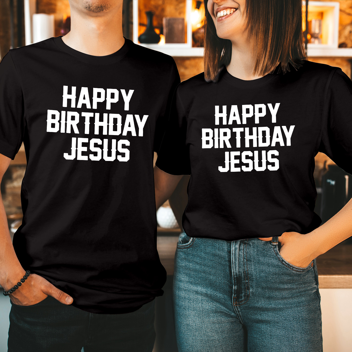 Happy Birthday Jesus Christmas T-Shirt