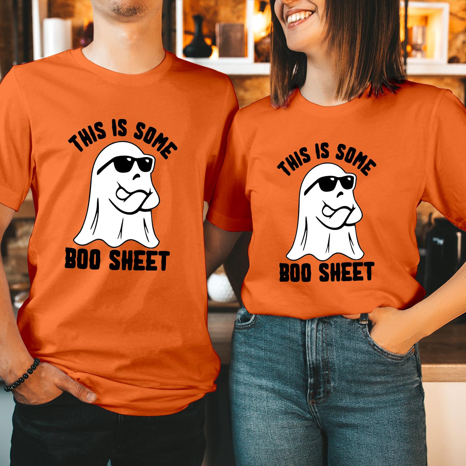 Ghostly Sarcastic This is Boo Sheet Halloween T-Shirt Funny Ghost Design for Spooky Season Perfect for Halloween with a Touch of Humor Unisex T Shirt