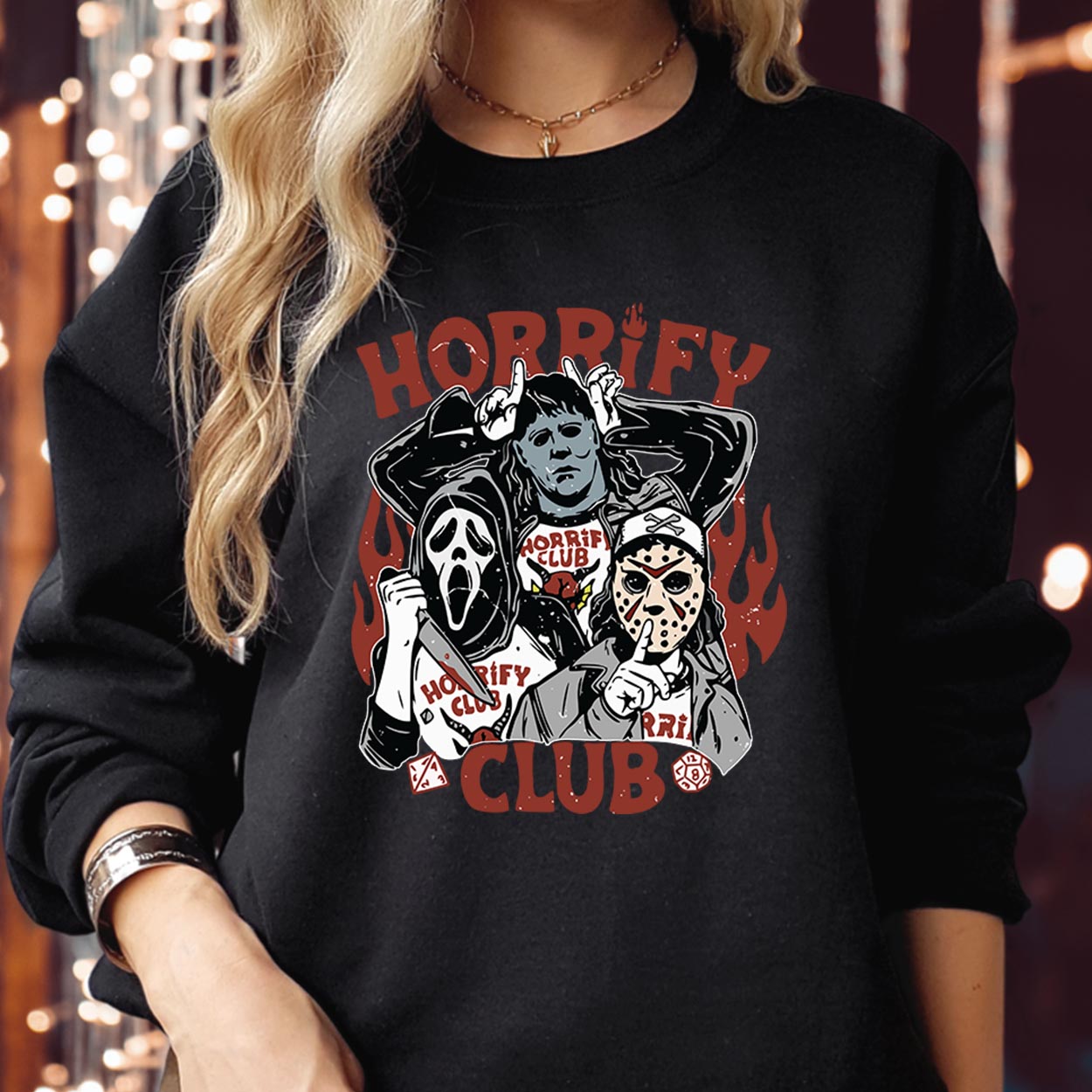 SWEATSHIRT (1868) Horrify Club Horror Characters