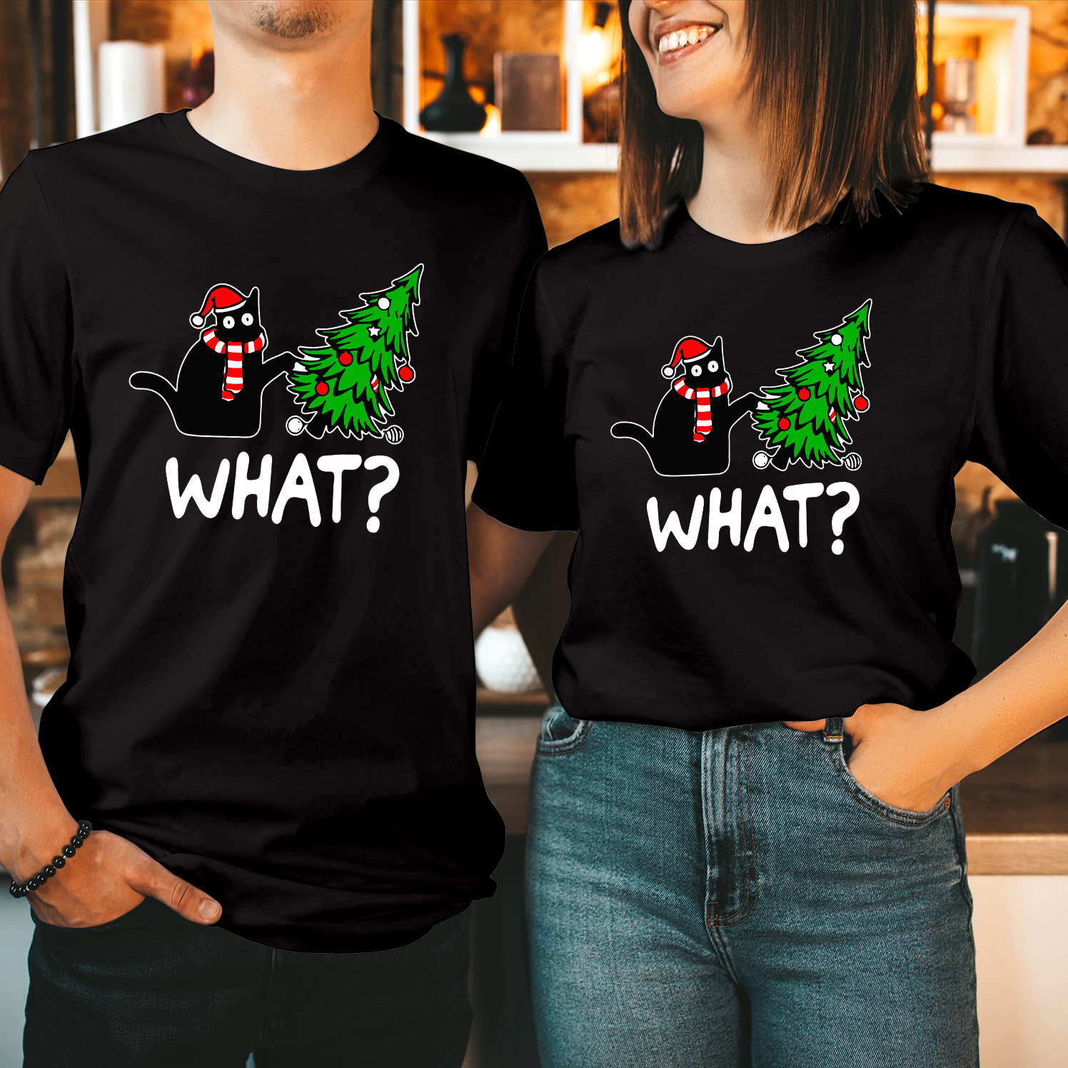 What Christmas Tree cat T-Shirt