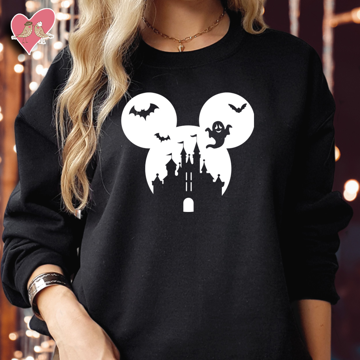 SWEATSHIRT (1725) Boo Mickey Halloween Castle