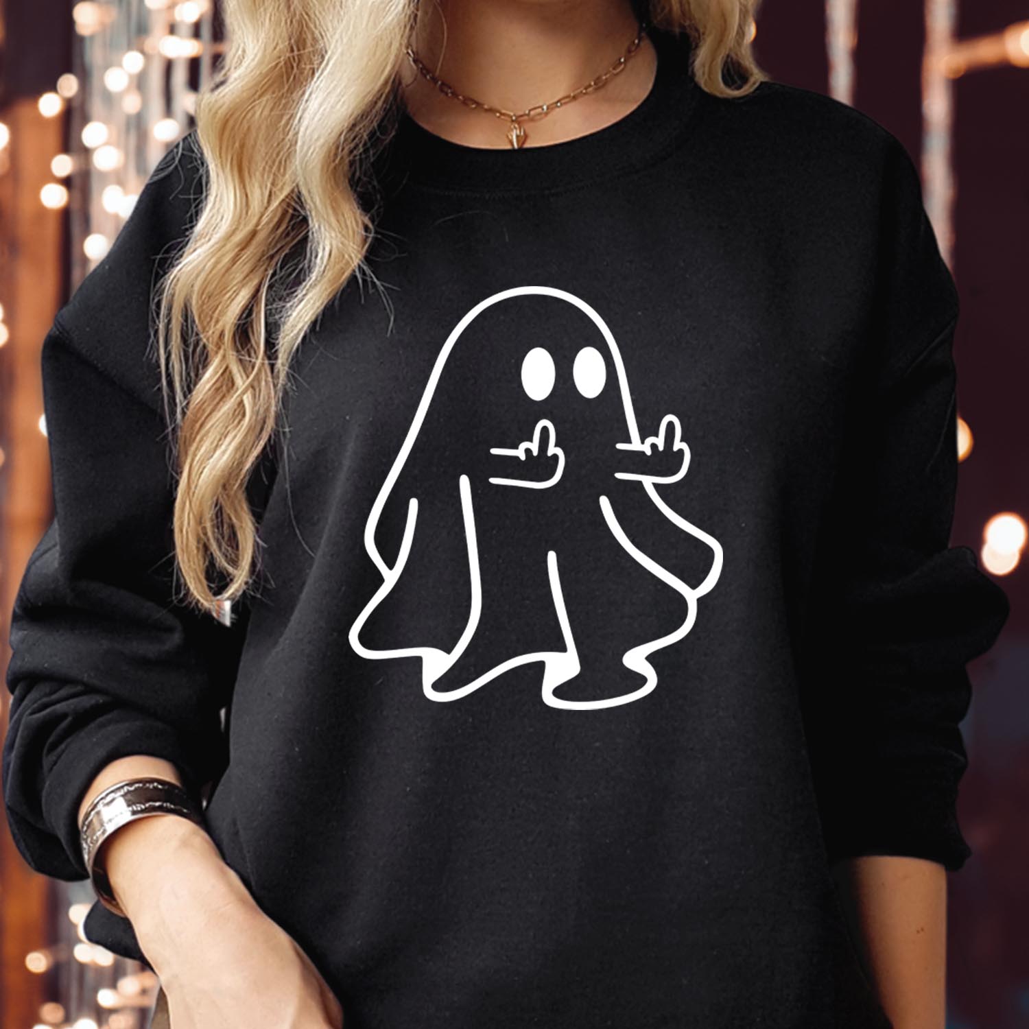 SWEATSHIRT (2021) Middle Finger Ghost