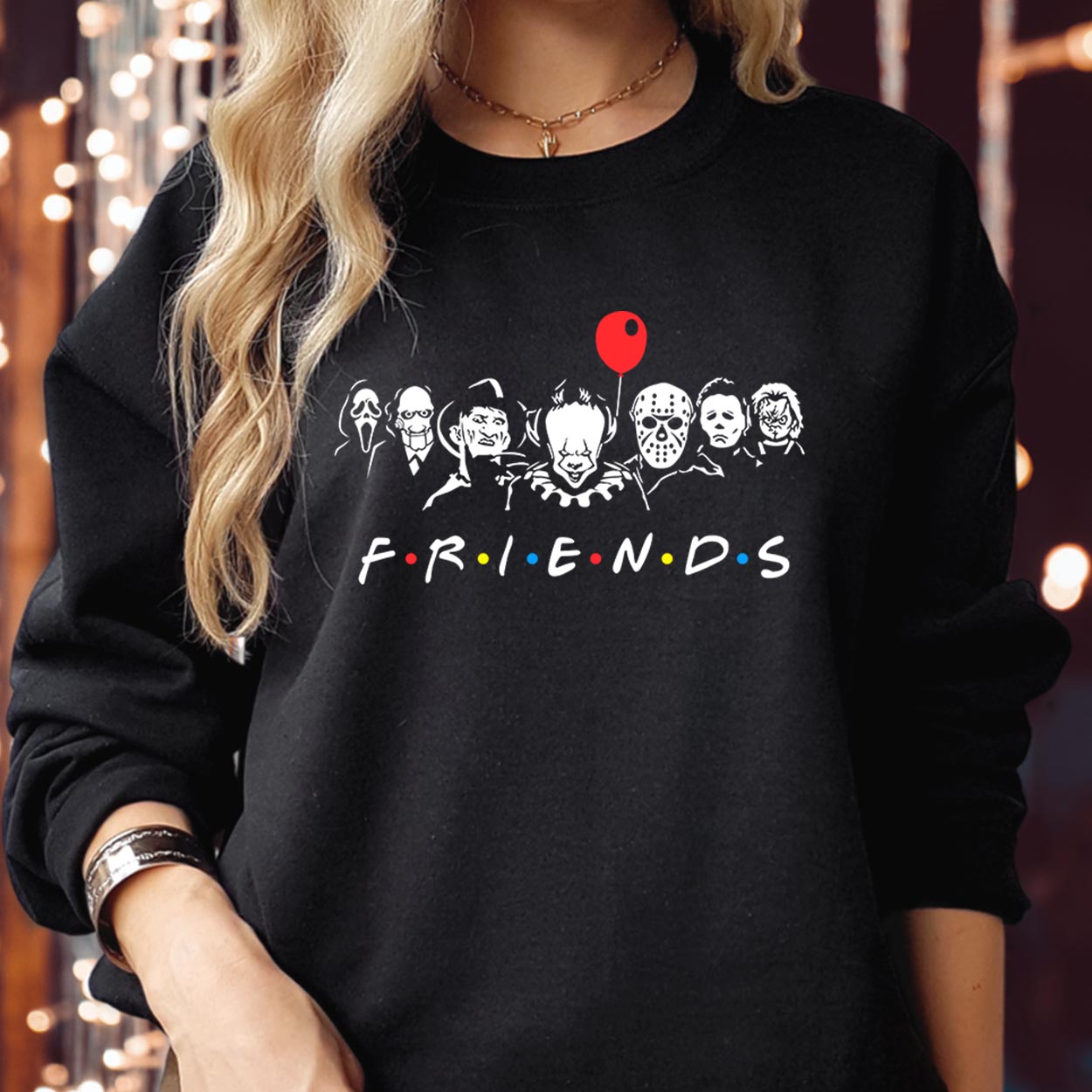 SWEATSHIRT (1752) Friends Horror Scary Movies Team Halloween Killer Michael Myers