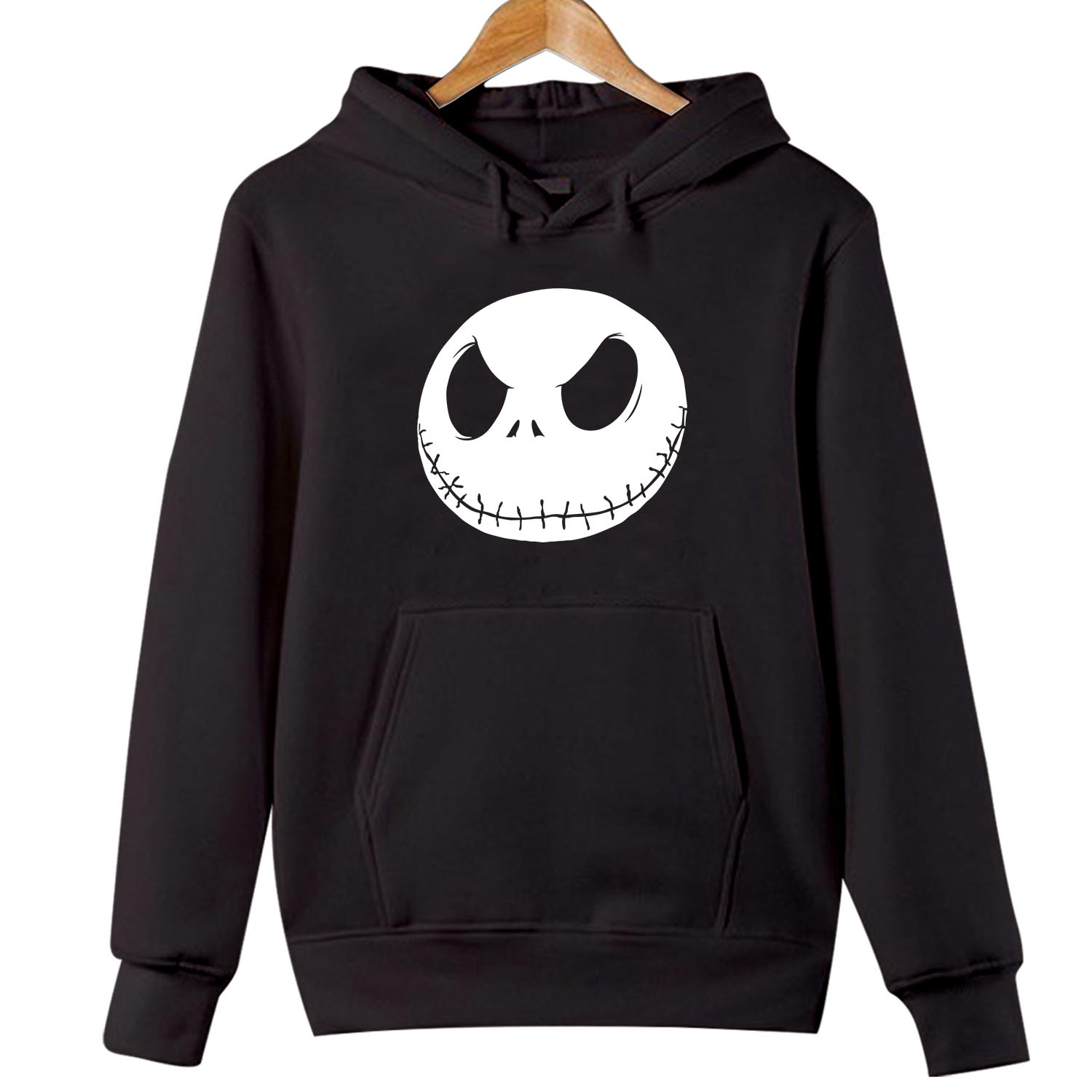 HOODIES (1731) The Nightmare Before Jack Skellington Face