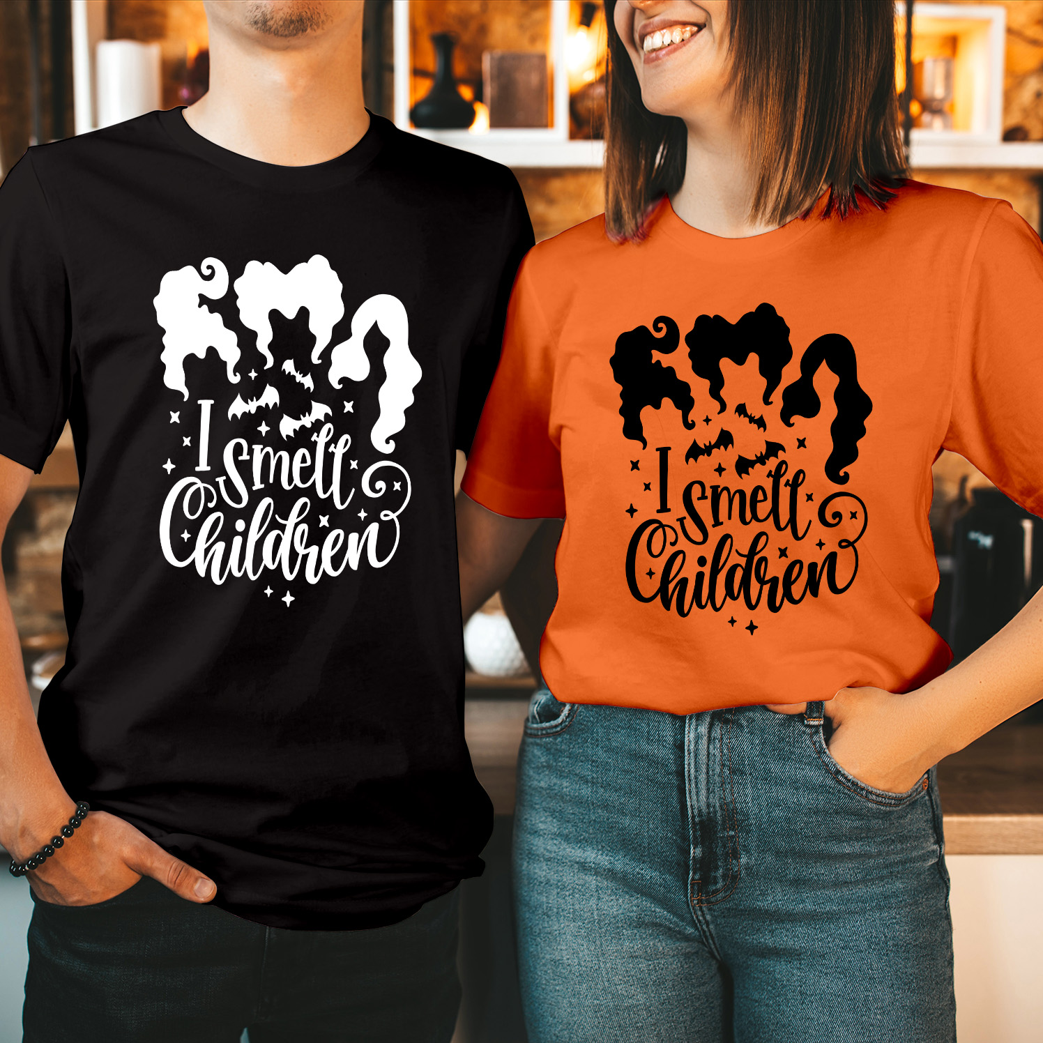 I Smell Children Hocus Pocus Sanderson Witches Halloween T-Shirt Witches Scary 90s Movie Hocu Pocu Shirt Funny Men Women Kids Unisex Gift T Shirt