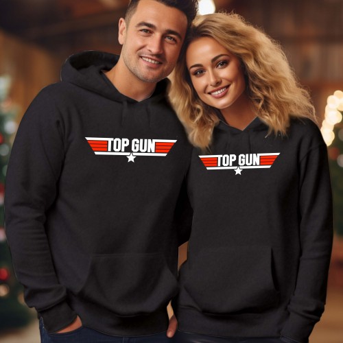 Top Gun Hoodie, Maverick Movie Wings Logo Jumper, Vintage Pilot Graphic Sweater, Unisex Hooded Pullover, Men Women Kids Gift