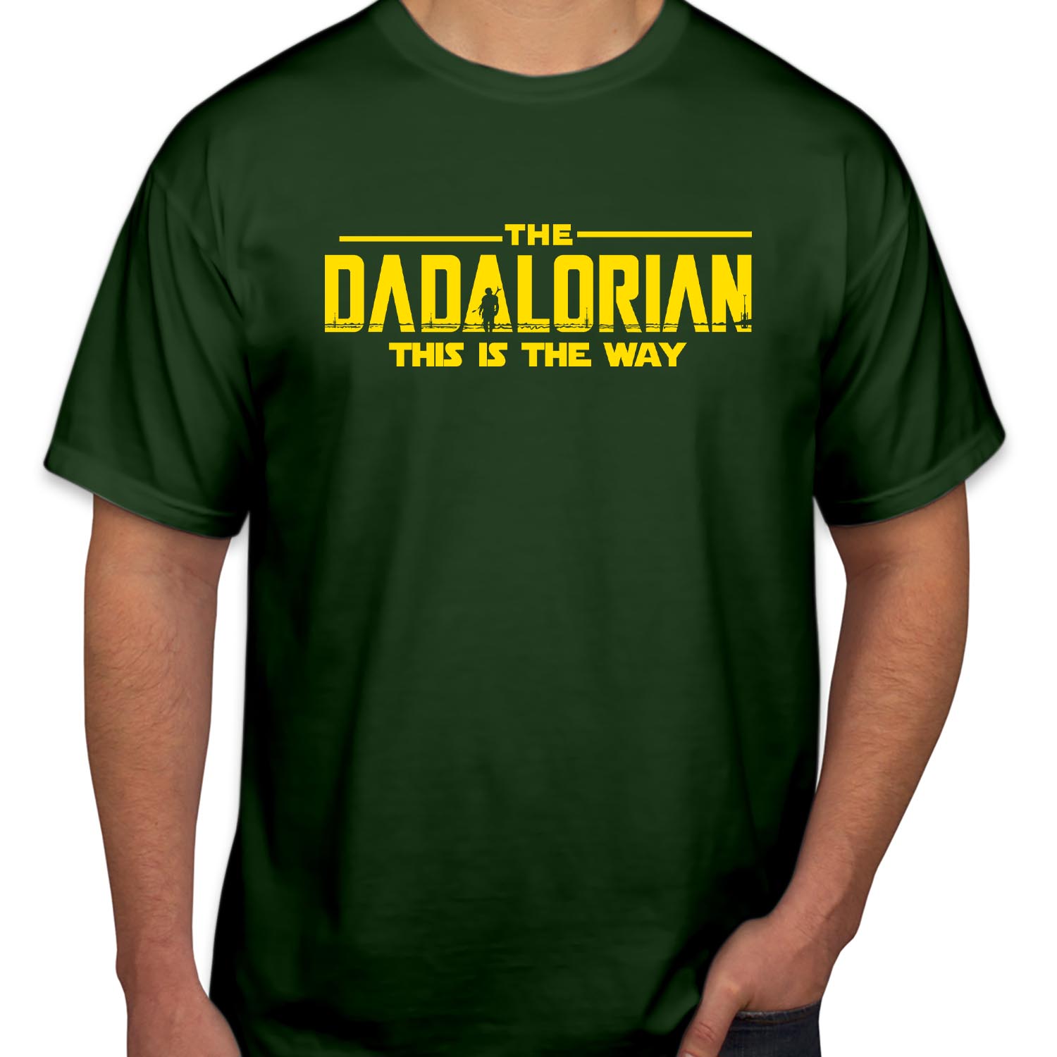 The Dadalorian This is The Way Father's Day T-Shirt Star Wars Mandalorian Fathers Day Gift For Dad Jokes Shirt Best Dad Gift Father Birthday Gift Shirt