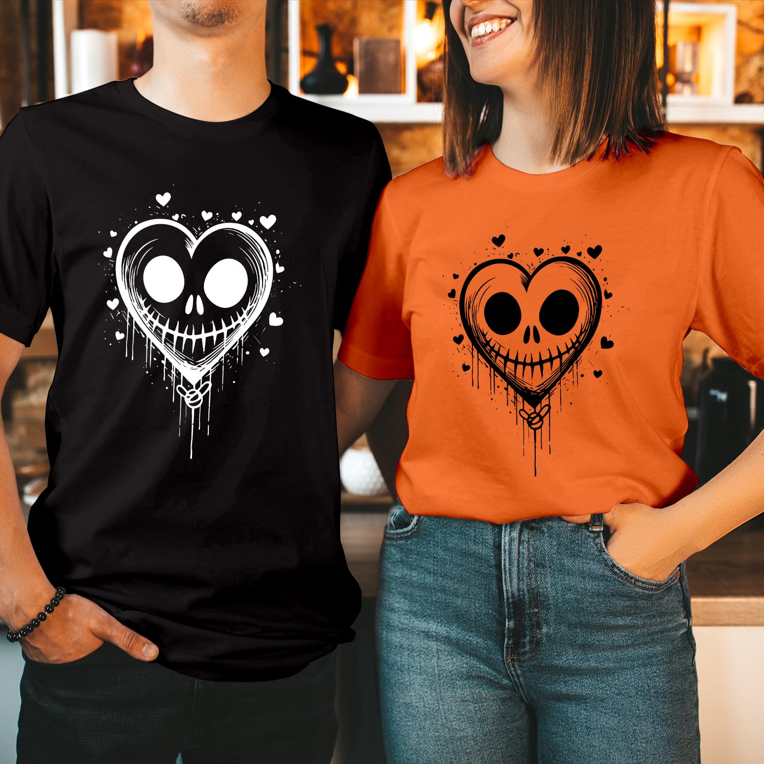 T-Shirt (2022) Jack Happy Halloween Heart