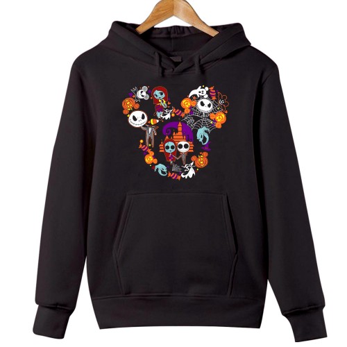HOODIES (1821) Jack Minnie Mickey Nightmare Halloween Heart