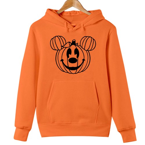 Disney Mickey Mouse Pumpkin Hoodie, Magic Kingdom Halloween Jumper, Spooky Not-So-Scary Costume Jacket, Cute Autumn Theme Park Sweatshirt Top