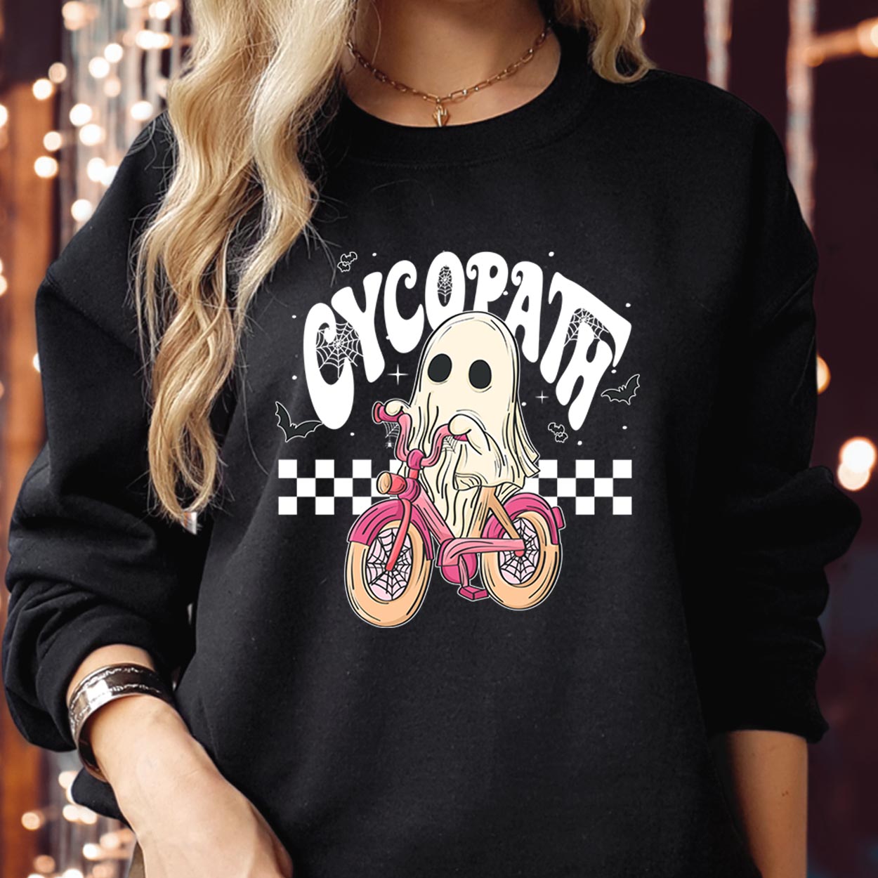 SWEATSHIRT (1956) Cycopath Bicycle Ghost