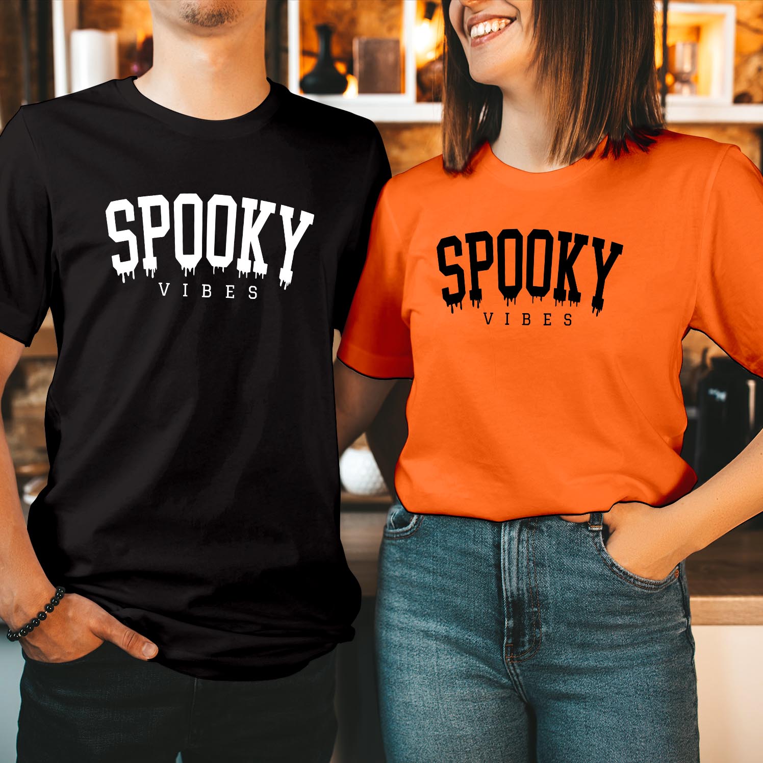 Spooky Vibes Halloween Trick Or Treat Ghost T-Shirt Fun and Festive Halloween Apparel for Adults and Kids, Perfect for Halloween Parties Gift T Shirt