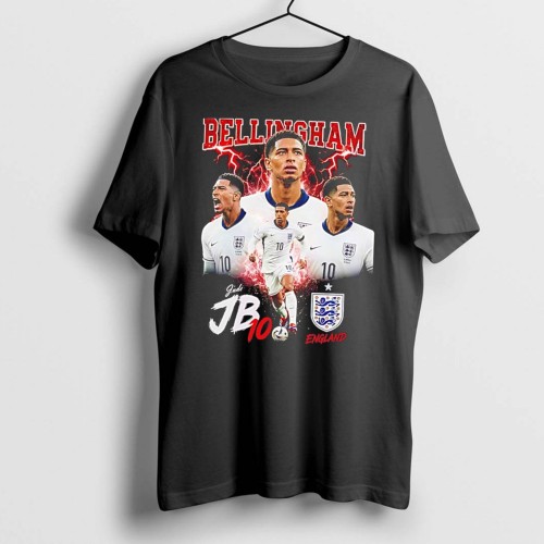 World Cup 2026 Jude Bellingham England Tee Tshirts, Vintage Three Lions Graphic Tee, England Football Fan Gifts Mens Womens Kids Jersey Top