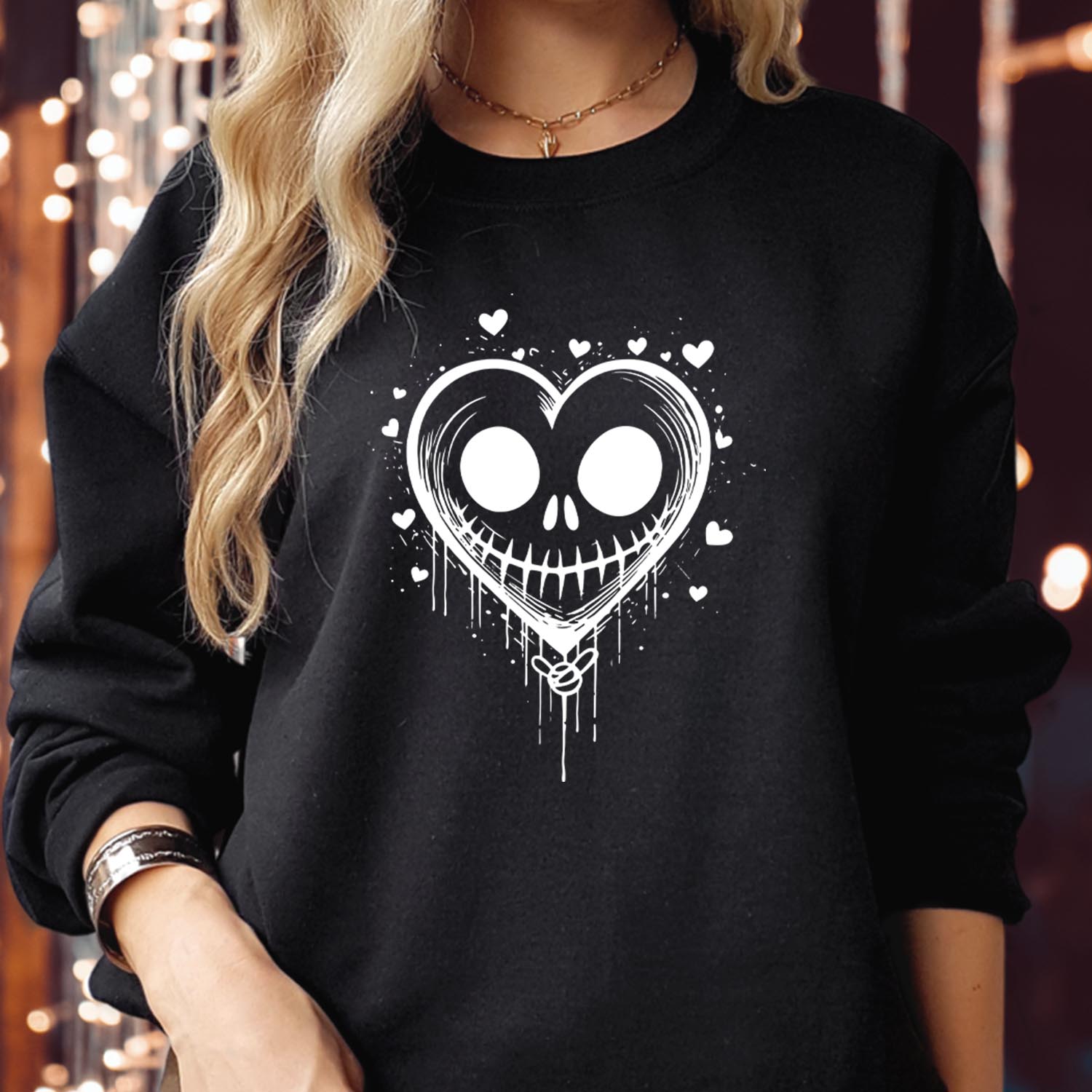 SWEATSHIRT (2022) Jack Happy Halloween Heart