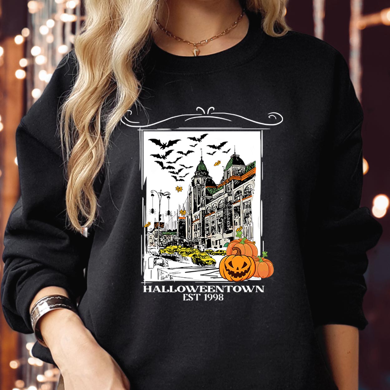 SWEATSHIRT (1862) Halloween Town University