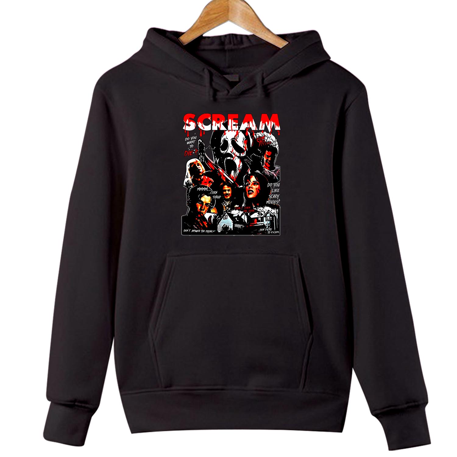 HOODIES (1874) Scream Ghostface Horror Halloween