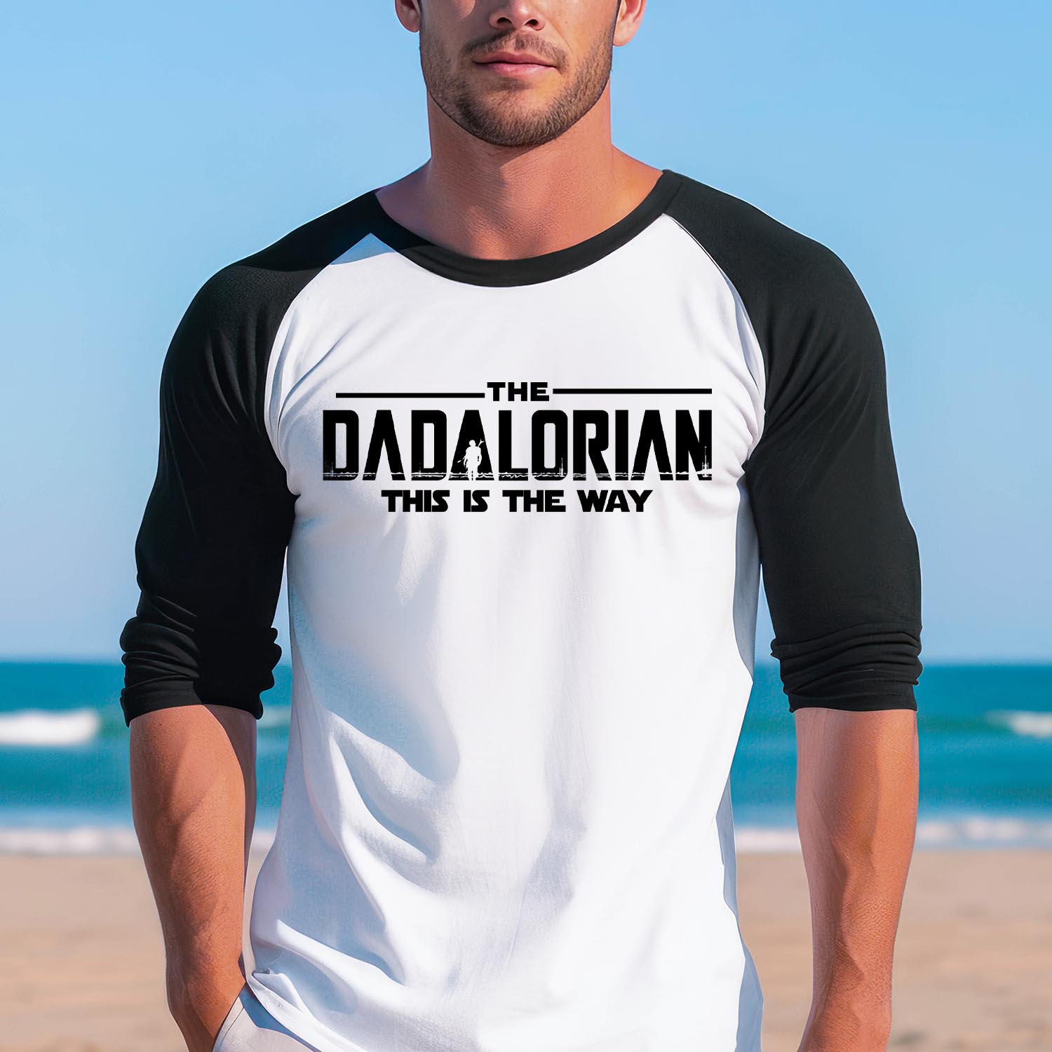 The Dadalorian This is The Way Baseball Long Sleeve Shirt - Best Dad Father's Day Funny Chef Grandpa Dad Birthday Gift TShirt