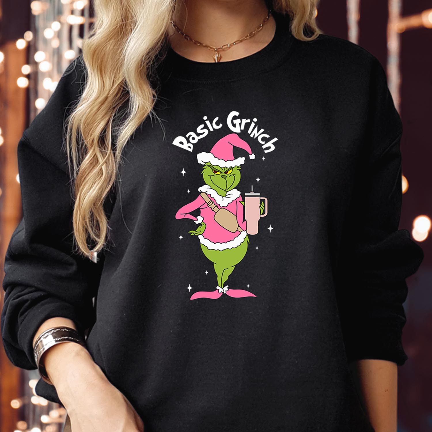 Basic Grinch Funny Christmas Sweatshirt