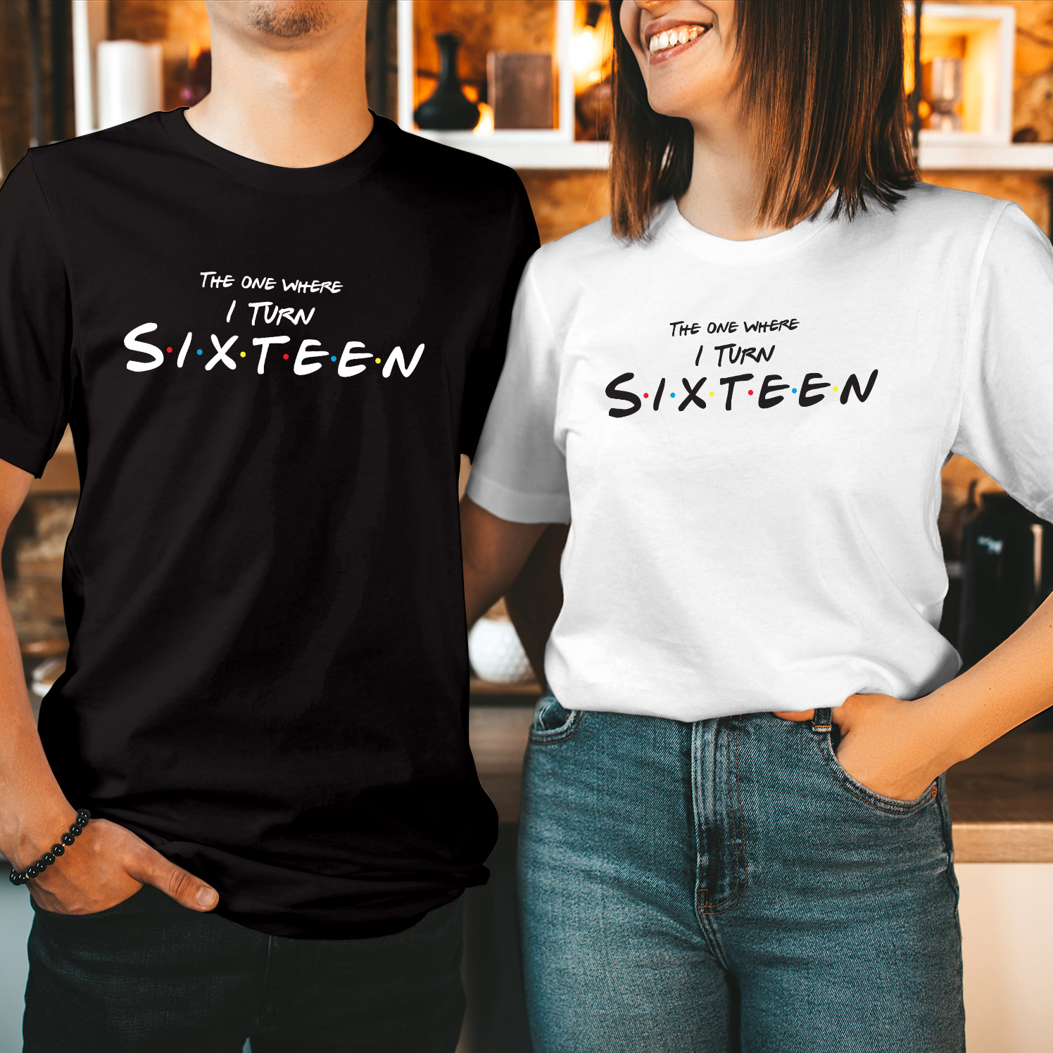 The One Where I Turn Sixteen Birthday T-Shirt, Hello 16 Shirt Sweet Sixteen Tops Ladies Women Girls Friends 16th Birthday T Shirt