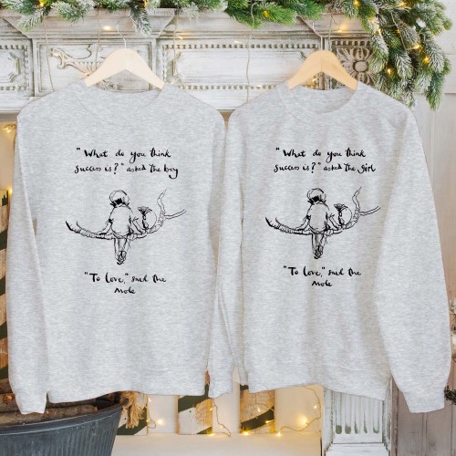 Charlie Mackesy Success Quote Sweatshirt, To Love Said The Mole Inspirational Easter Sunday Shirt, Moral Quote Easter Tops, Easter Egg Jumper & Birthday Gift