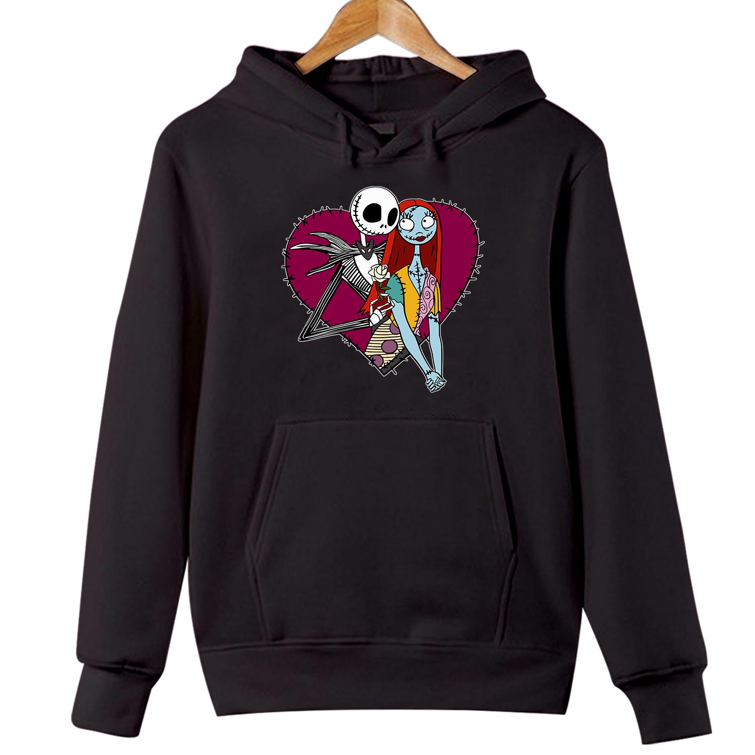 HOODIES (1981) Jack and Sally Halloween Heart