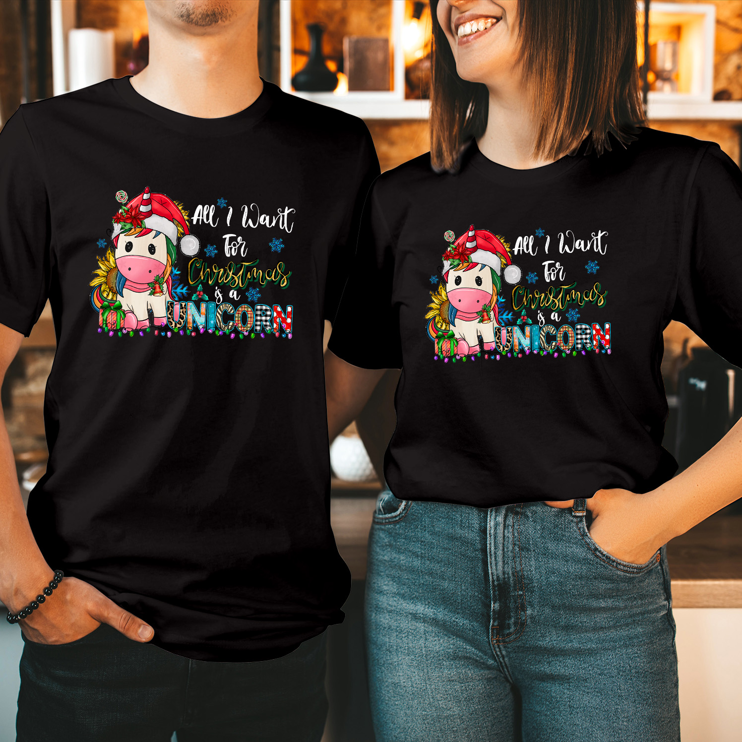 All I Want For Christmas Is A Unicorn T-Shirt