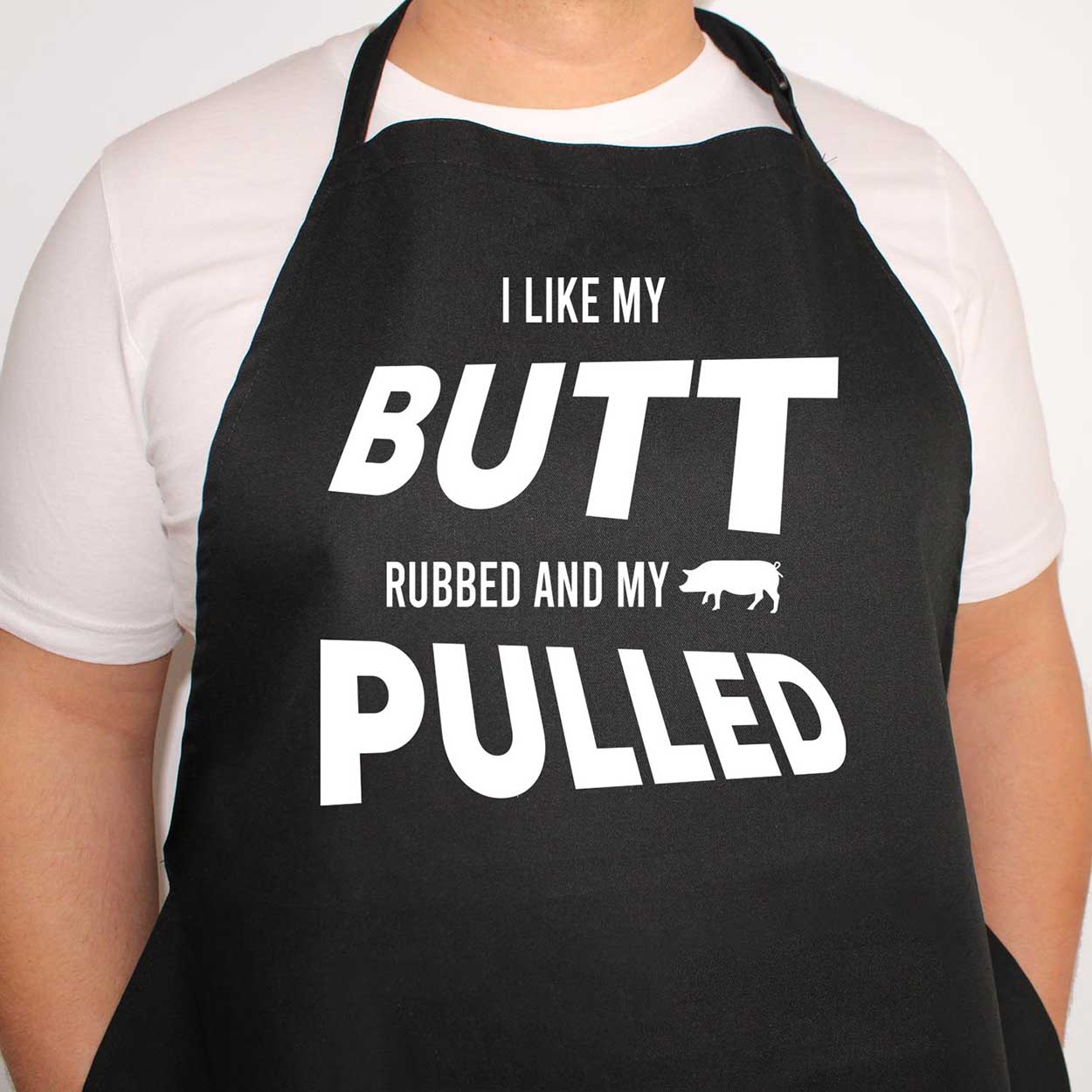 I Like My Butt Rubbed and My Pork Pulled Fathers Day Apron Funny Fathers Day Top dad Birthday Cooking Gift for Him
