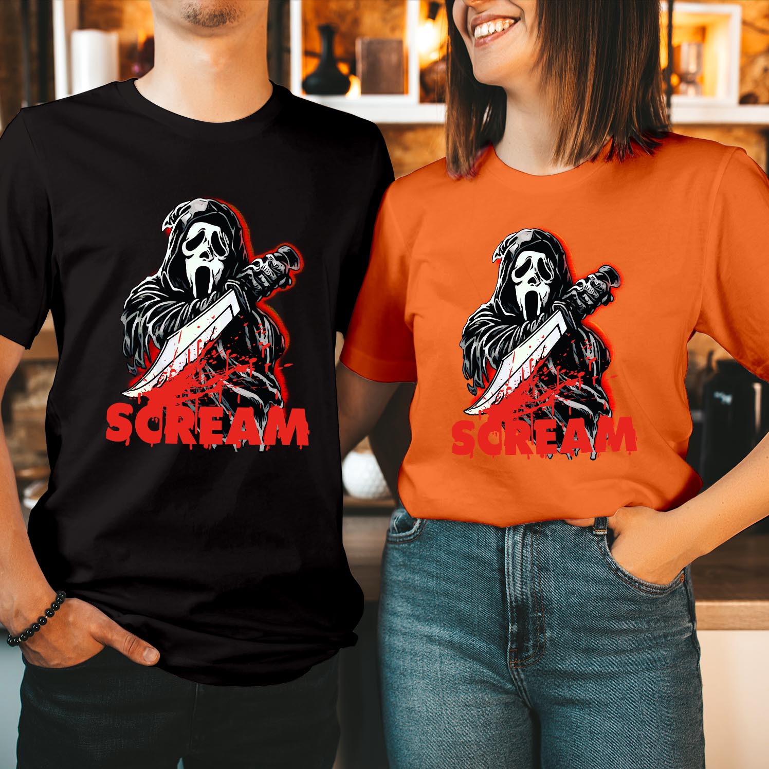 Scream Halloween T-Shirt, Scary Movie Shirt, Scream Mask Shirt, Horror Movie Shirt, Horror Halloween Shirt, Scary Movie Gift, Horror Movie Gift T Shirt