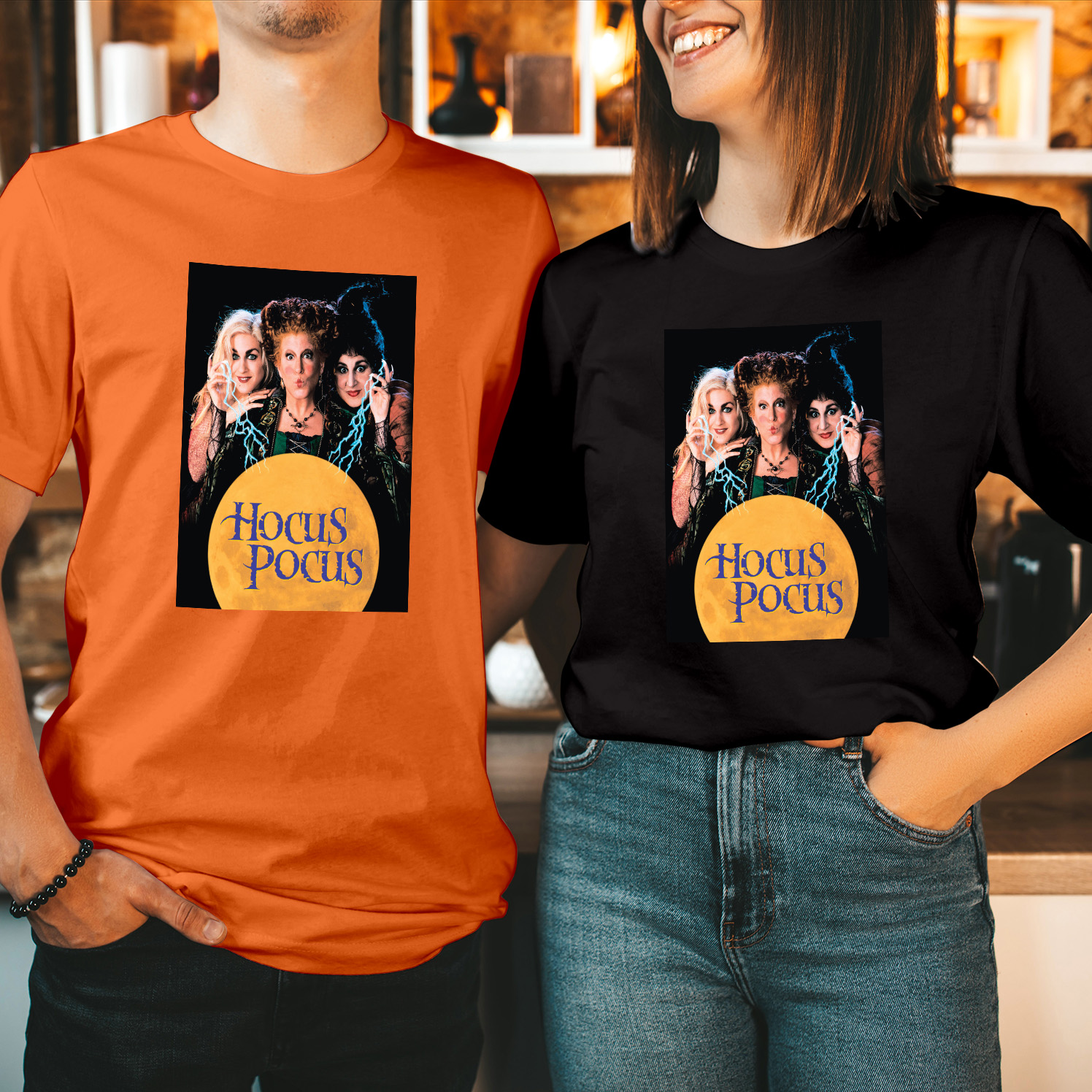 Sanderson Sisters Hocus Pocus Halloween T-Shirt It's Just A Bunch of Hocu Pocu Ladies Funny Movie Tops Men Women Kids Unisex Gift T Shirt