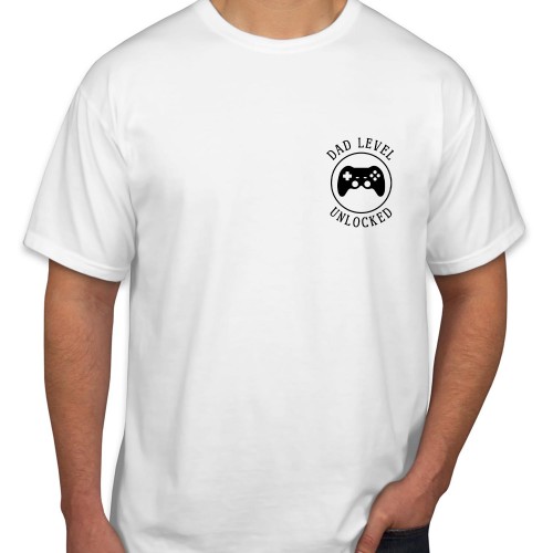 Dad Level Unlocked T-Shirt, Dad and Me Father's Day Gifts, Gamer Dad Shirt, New Dad Announcement Top, Matching Daddy and Baby Outfits