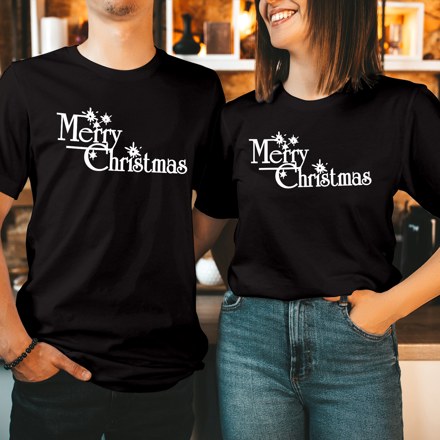 Snowflake Merry Christmas T-Shirt