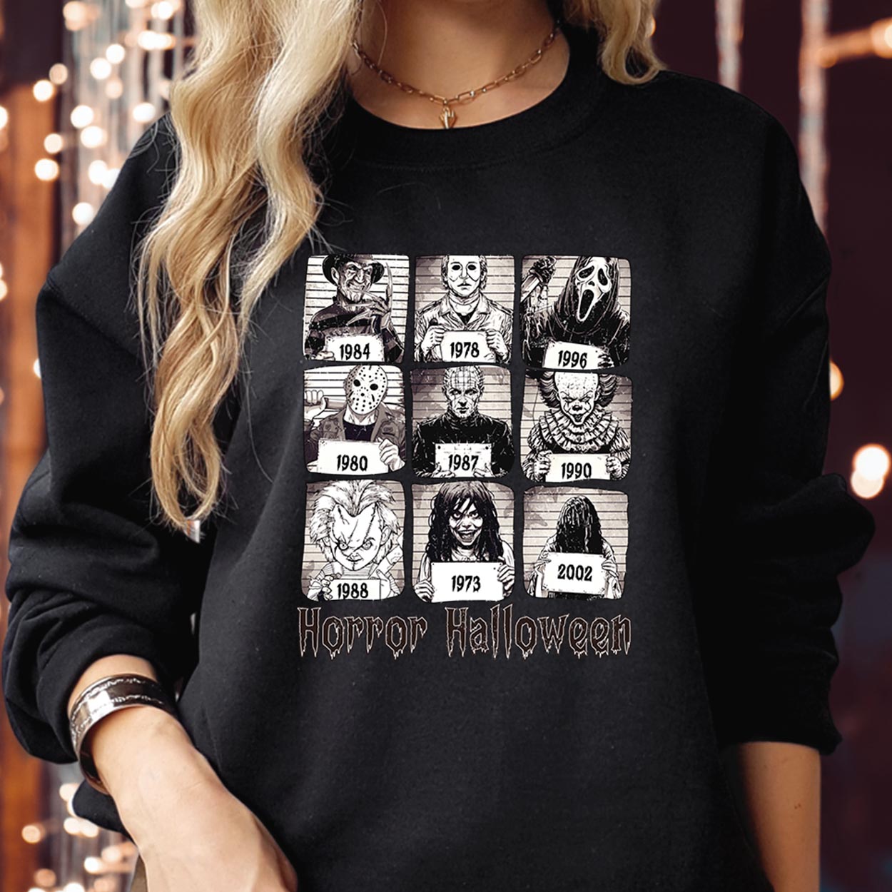 SWEATSHIRT (1841) Horror Halloween