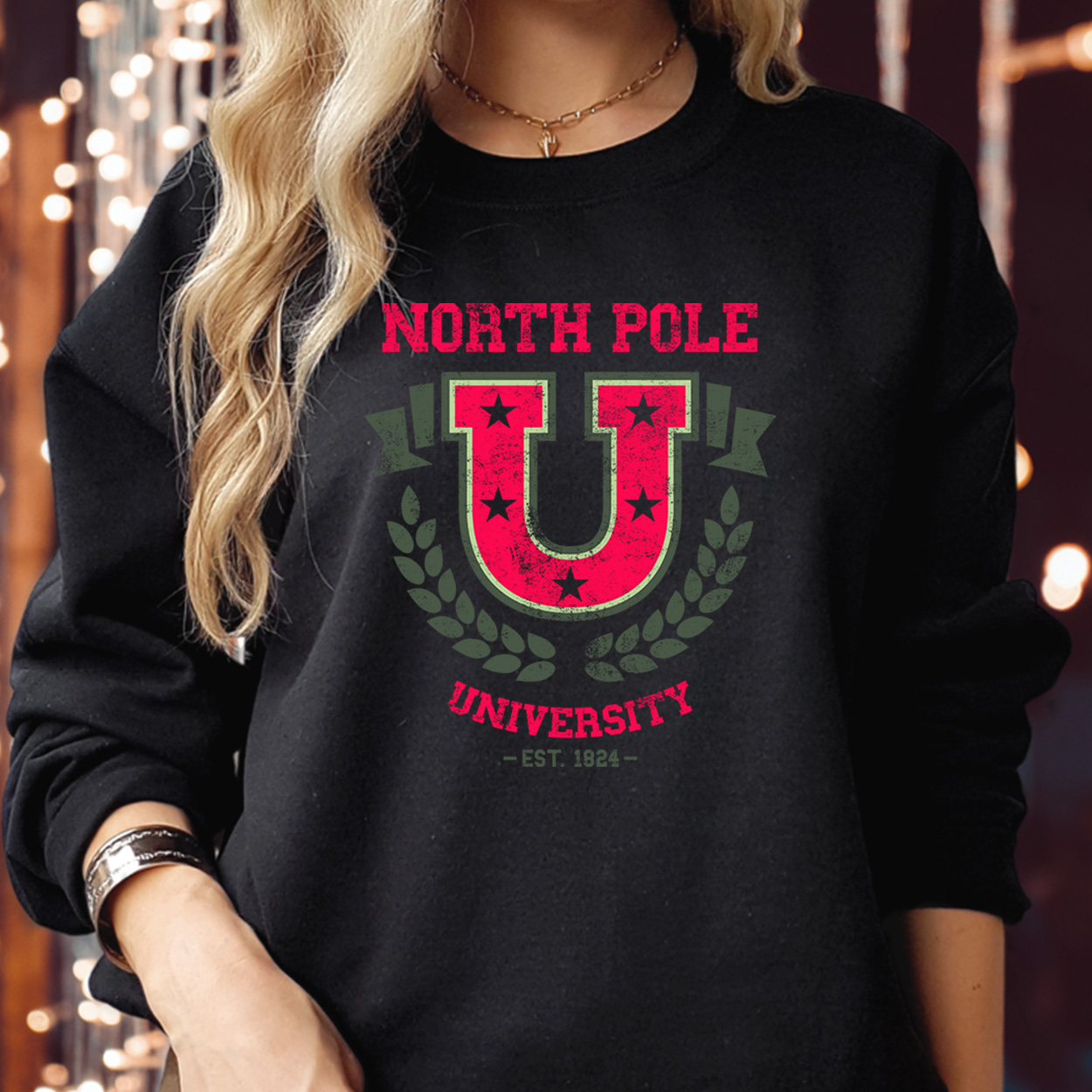 The North Pole University Christmas Sweatshirt