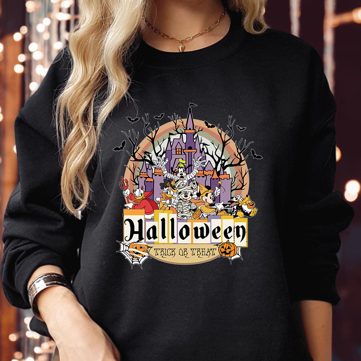 SWEATSHIRT (1882) Halloween Town Trick or Treat Mouse