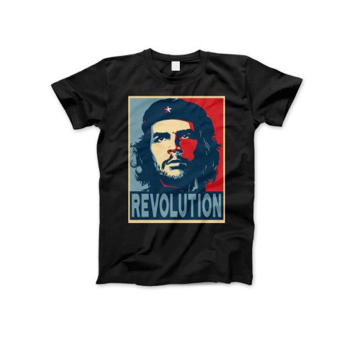 Che Guevara Revolution Hope Style T-Shirt Vintage Cuba Rebel Graphic Tee Retro Political Pop Art Shirt History Apparel Merchandise Gifts Top